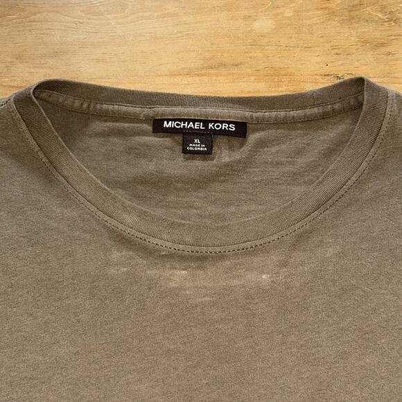 Men’s Michael Kors Brown Embroidered Aviator Graphic T-Shirt Size X-large - Picture 4 of 7